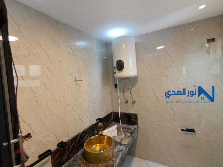 تركيب بديل الرخام في الحمامات