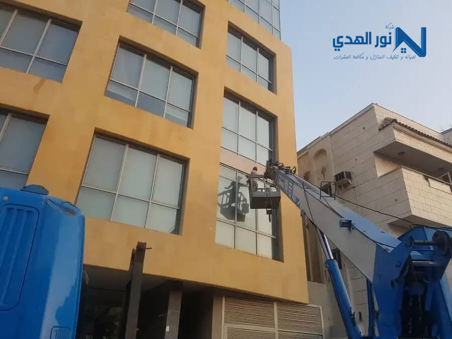 نموذج عقد تنظيف مباني